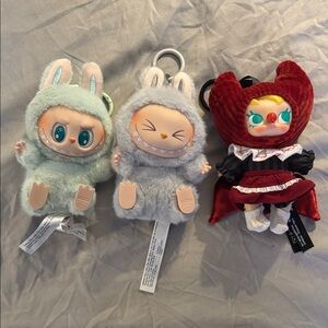 Authentic POP MART Labubus and Crimson Dancer/NO CARDS